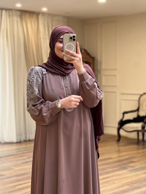 عبای آلا رنگ موکا