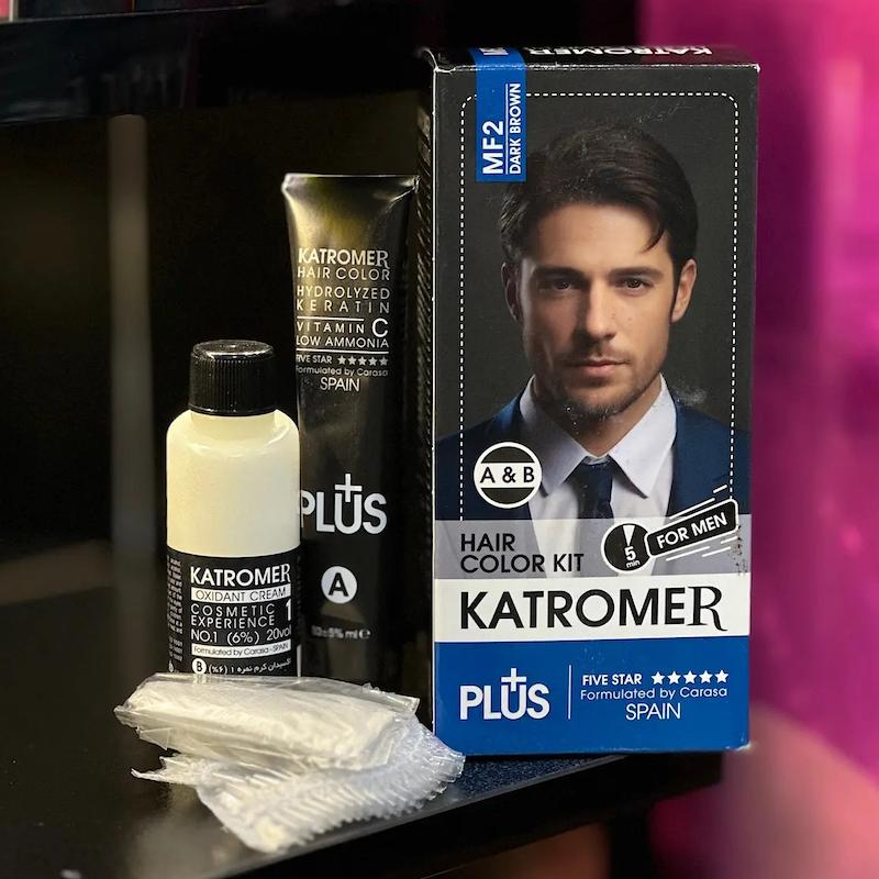 رنگ موی مردانه KATROMER