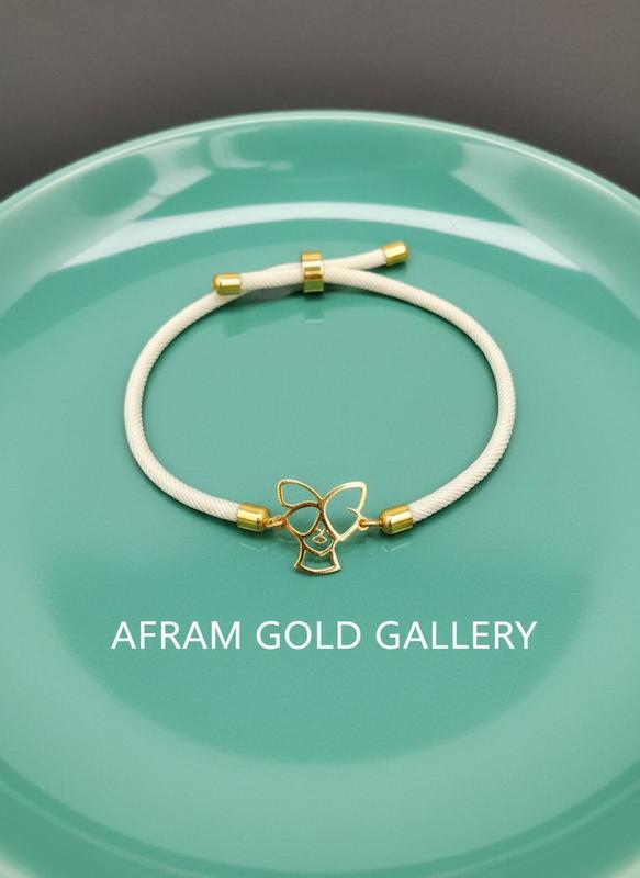 دستبند طلا صورت پروانه ,دستبند طلا  ارزان ,دستبند طلا سبک ,دستبند طلا کادویی, دستبند طلا مینیمال ,دستبند طلا مینیاتوری 