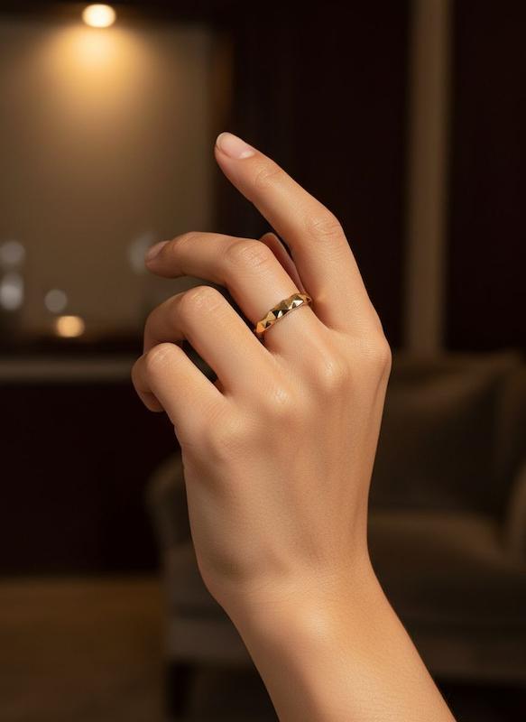 انگشتر طلا‌،انگشتر طلا مینیمال،انگشتر طلا فانتزی٫انگشتر طلا سبک،انگشتر کادویی