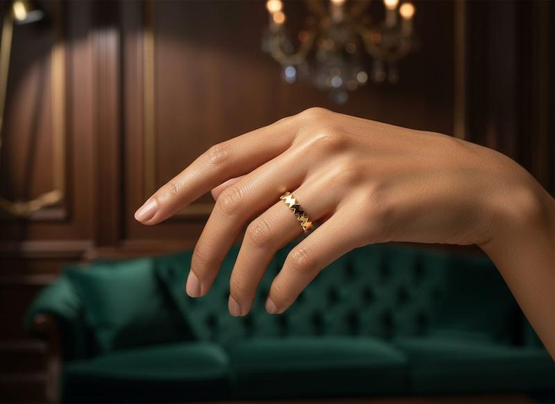 انگشتر طلا‌،انگشتر طلا مینیمال،انگشتر طلا فانتزی٫انگشتر طلا سبک،انگشتر کادویی