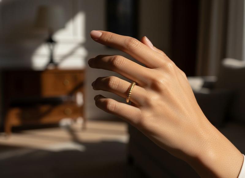 انگشتر طلا‌،انگشتر طلا مینیمال،انگشتر طلا فانتزی٫انگشتر طلا سبک،انگشتر کادویی