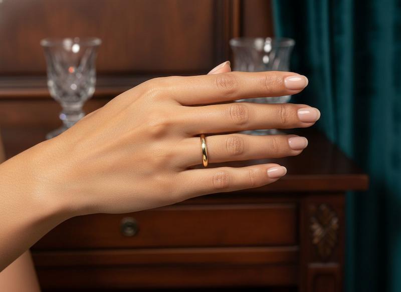 انگشتر طلا‌،انگشتر طلا مینیمال،انگشتر طلا فانتزی٫انگشتر طلا سبک،انگشتر کادویی  سایز 52  قابل تغییر سایز  در وزن بیشتر نیز موجود است