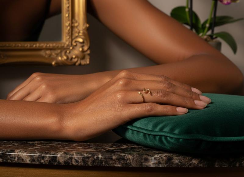 انگشتر طلا‌،انگشتر طلا مینیمال،انگشتر طلا فانتزی٫انگشتر طلا سبک،انگشتر کادویی  سایز 53  قابل تغییر سایز  در وزن بیشتر نیز موجود است