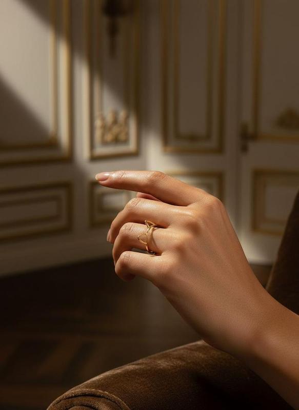 انگشتر طلا‌،انگشتر طلا مینیمال،انگشتر طلا فانتزی٫انگشتر طلا سبک،انگشتر کادویی  سایز 50  قابل تغییر سایز  در وزن بیشتر نیز موجود است