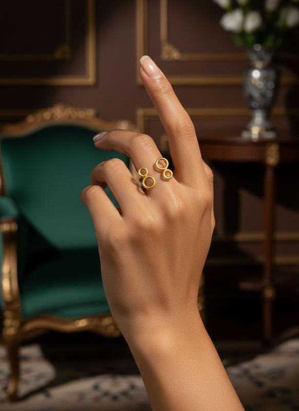 انگشتر طلا‌،انگشتر طلا مینیمال،انگشتر طلا فانتزی٫انگشتر طلا سبک،انگشتر کادویی  سایز 55  قابل تغییر سایز  در وزن بیشتر نیز موجود است