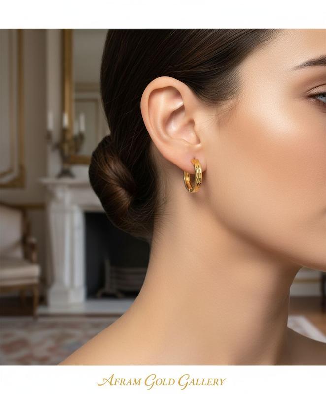 گوشواره طلا ،گوشواره قفلی،گوشواره سبك و مدرن،گوشواره كادويي