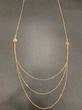 گردنبند طلا مدرن،گردنبند طلا با زنجیر ۴۵ سانتی،زنجیر‌ سبک و نازک،آویز مینیمال ،گردنبند فانتزی و خاص/گردنبند رو لباسی بلند
