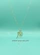 گردنبند طلا مدرن،گردنبند طلا با زنجیر ۴۵ سانتی،زنجیر‌ سبک و نازک،آویز مینیمال ،گردنبند فانتزی و خاص