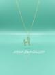 گردنبند طلا مدرن،گردنبند طلا با زنجیر ۴۵ سانتی،زنجیر‌ سبک و نازک،آویز مینیمال ،گردنبند فانتزی و خاص/H