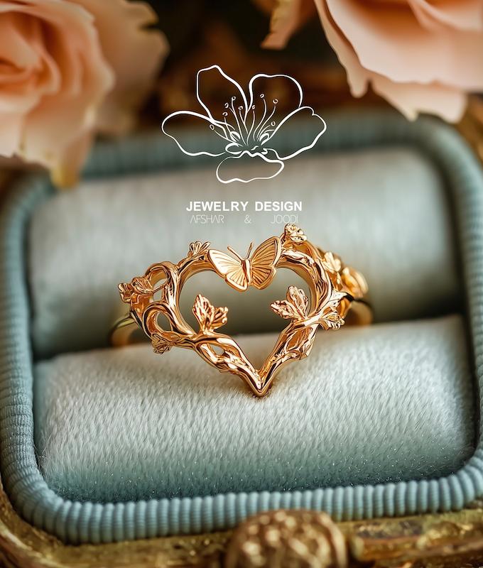 انگشتر پروا قلب