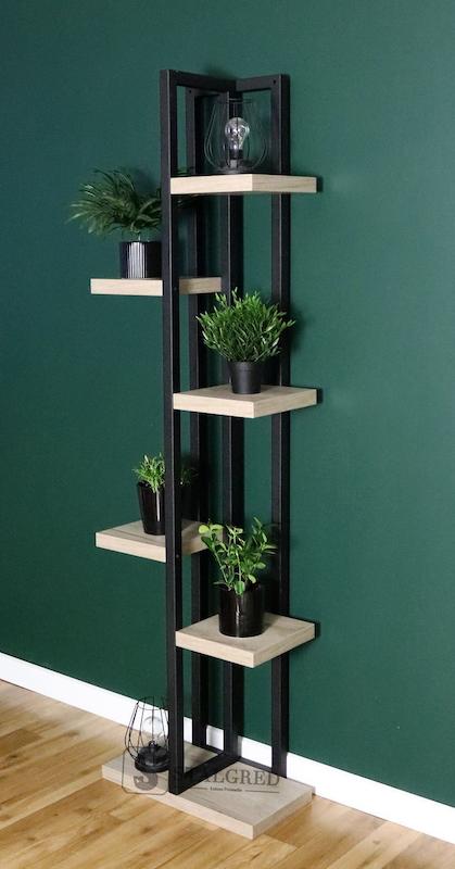 استند گلدان چوبی فلزی کد 8A