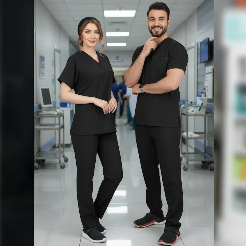 اسکراب شلوار یوفلکس (uflex) رنگ مشکی 