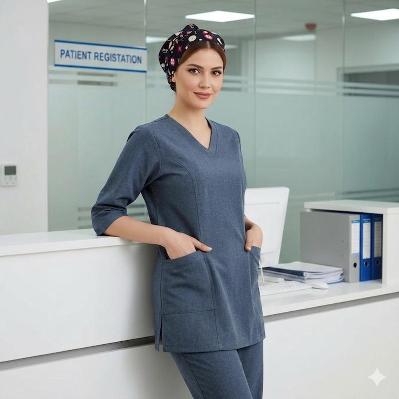 تونیک شلوار یوفلکس (uflex) رنگ طوسی 