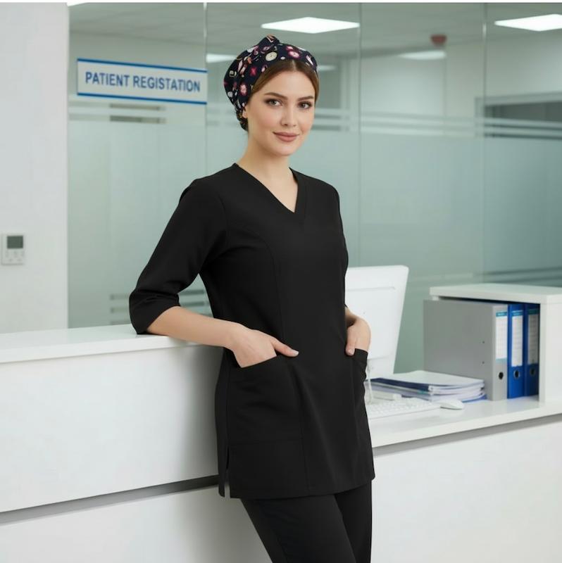 تونیک شلوار یوفلکس(uflex) رنگ مشکی 