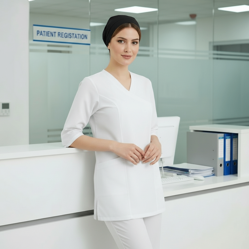 تونیک شلوار یوفلکس(uflex) رنگ سفید