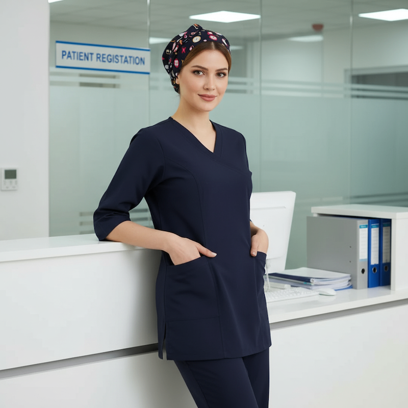 تونیک شلوار یوفلکس(uflex) رنگ سورمه ای 