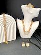 سرویس زنانه وارداتی طرح کارتیر cartier و ون کلیف جواهری vancleef رنگ طلایی