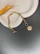 دستبند زنانه وارداتی طرح کارتیر cartier ورساچه versace رنگ طلایی