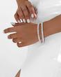 دستبند زنانه تنیسی وارداتی طرح  xuping size4 رنگ نقره ای 