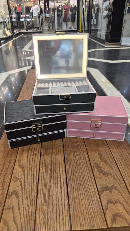 جعبه جواهرات و نظم دهنده مدل LED با روشنایی BOX