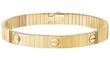 دستبند زنانه وارداتی طرح کارتیر cartier لاو love رنگ طلایی آنلیمیتد unlimited با کد حک شده