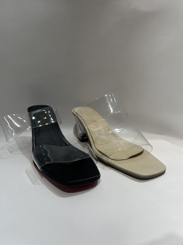  کفش مجلسی صندل طلقی پاشنه 5و3 سانت 