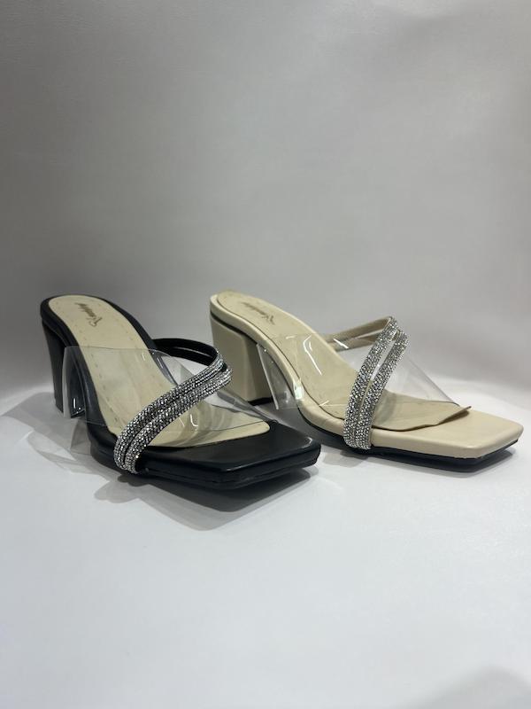  کفش مجلسی صندل طلقی پاشنه 5 سانت 