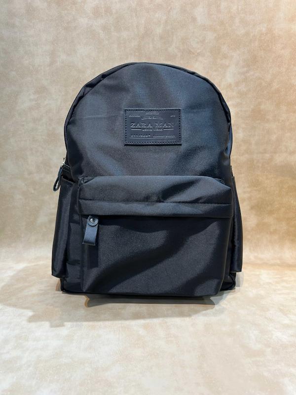 کوله پشتی دخترانه جلو زیپ مشکی