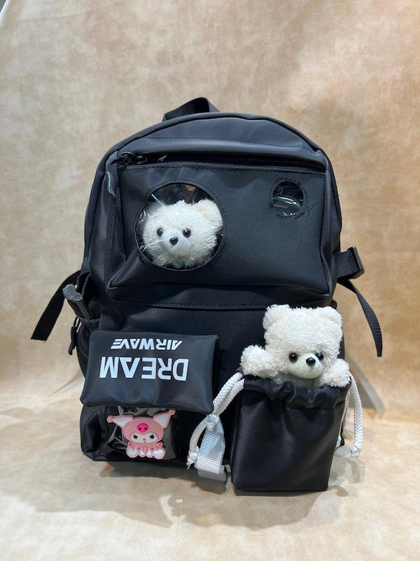 کوله پشتی دخترانه عروسک دار 