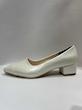  کفش عروس صدفی پاشنه 3 سانت