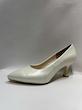  کفش عروس صدفی پاشنه 5 سانت 