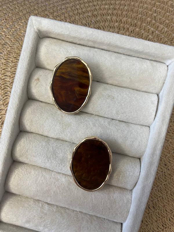 گوشواره طرح بیضی کد333