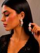 گوشواره میناکاری حلقه ای