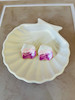 گوشواره میخی مدل blush pink
