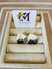گوشواره میخی مدل Marble Gold