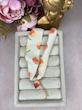 گردنبند چوکر پارچه ای طرح هلو