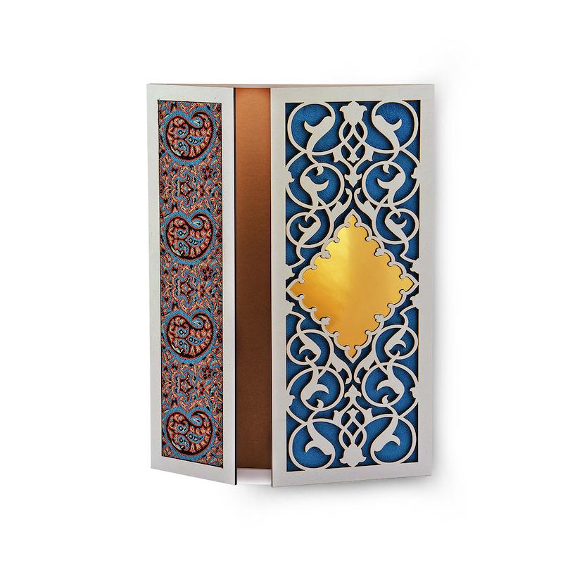 لوح تقدیر فولدر چوب و ترمه