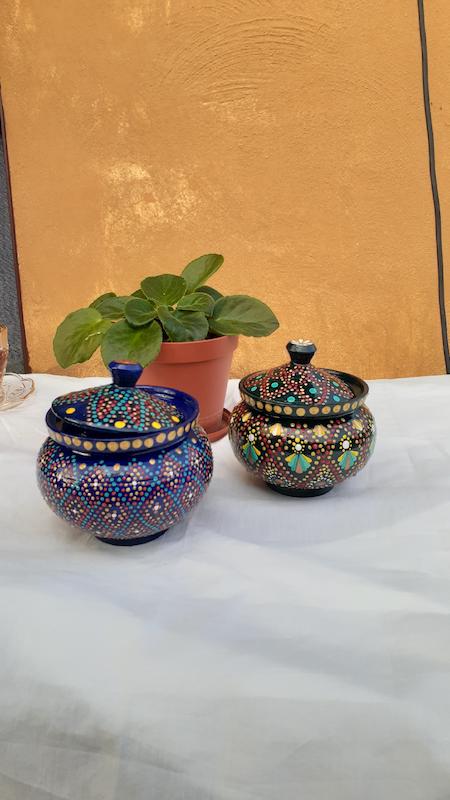 قندان سفالی 