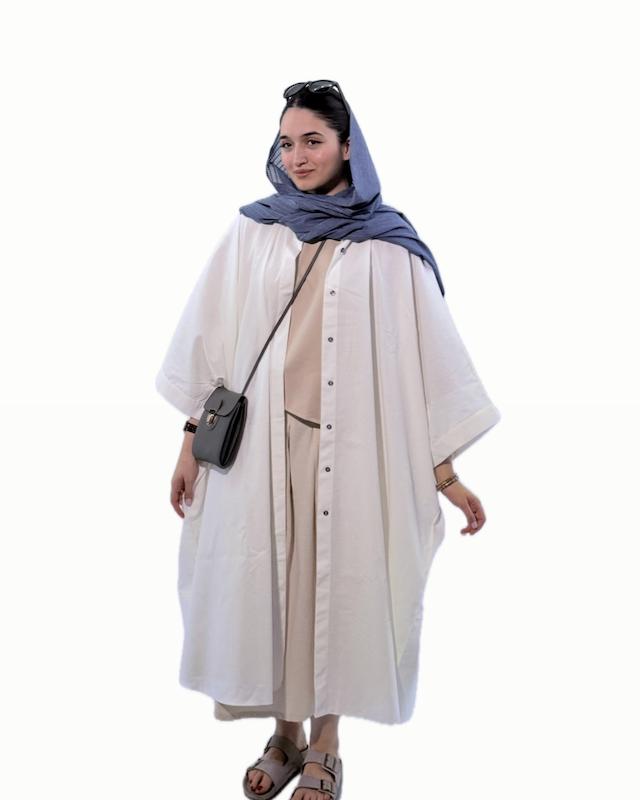 مانتو ابرا سفید