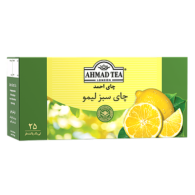 چای سبز کیسه ای احمد- بسته ی 25 عددی لیمو