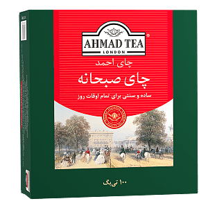 چای کیسه ای احمد- بسته ی 100 عددی صبحانه