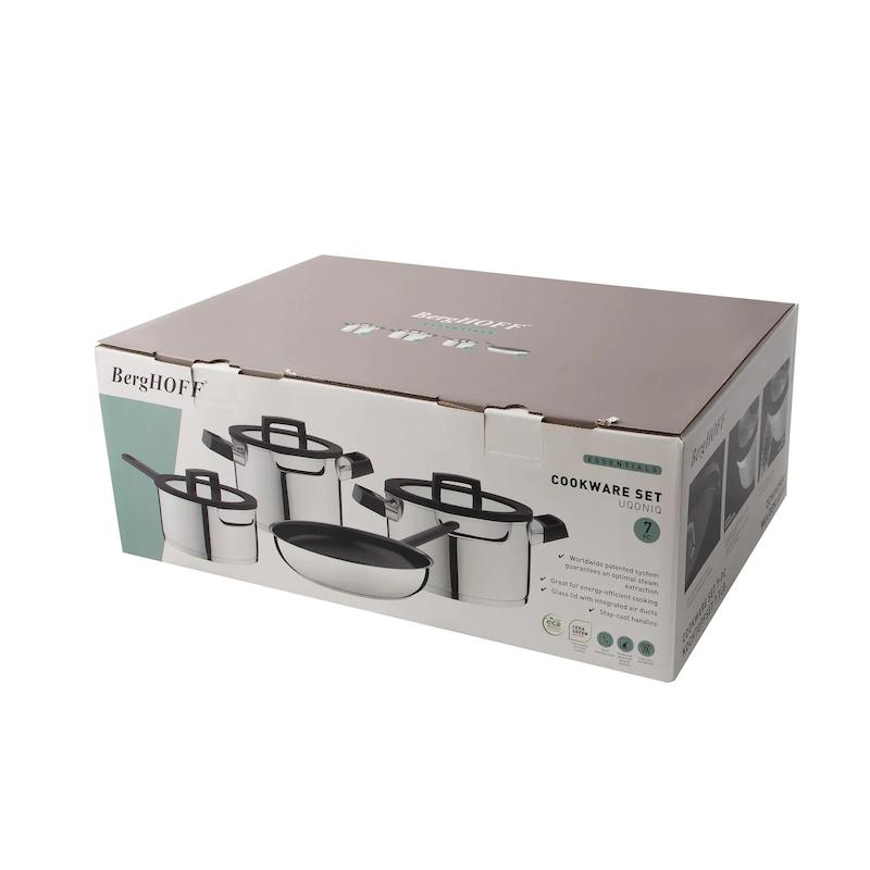 سرویس قابلمه  4 پارچه استیل مدل Uqonic Downdraft برگهف کد 1049