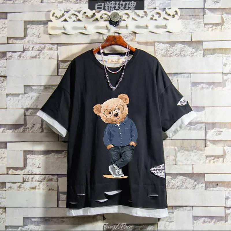 تیشرت آستین کوتاه لش عروسکی مردانه وزنانه368