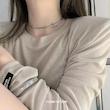 گردنبند زنانه پینترسی استیل پوست ماری طرح طناب720i