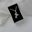 گردنبند زنانه پینترسی طرح پروانه آویز دار854i