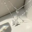 گردنبند زنانه پروانه دولاین840i