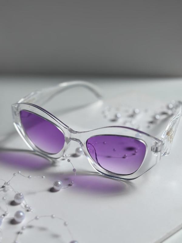 عینک آفتابی برند Prada زنانه ترند شفاف یووی 400   B1062