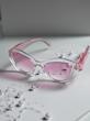 عینک آفتابی برند Prada زنانه ترند صورتی یووی 400    B1066