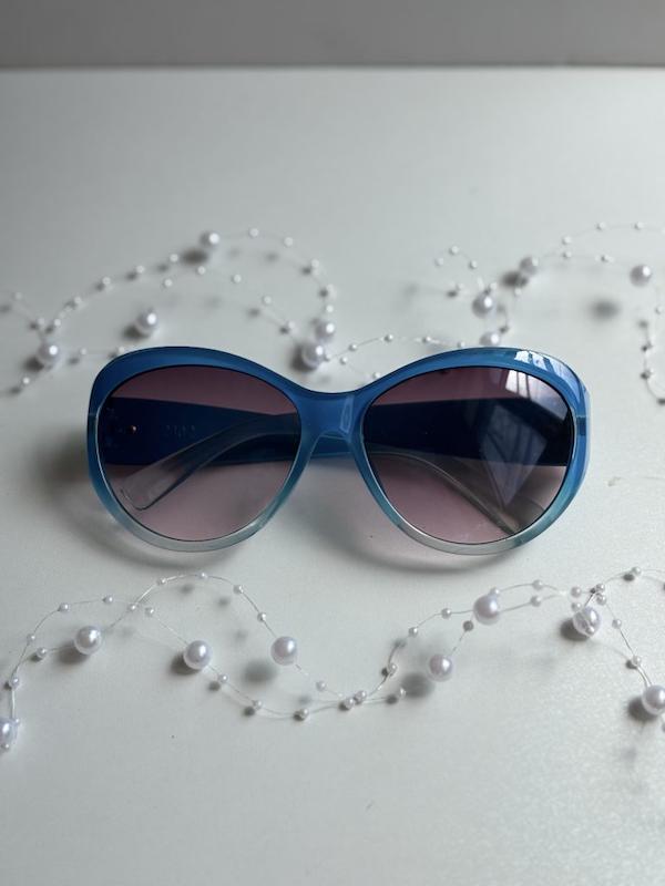 عینک آفتابی برند Gucci زنانه بی دار آبی بنفش یووی 400   B1081